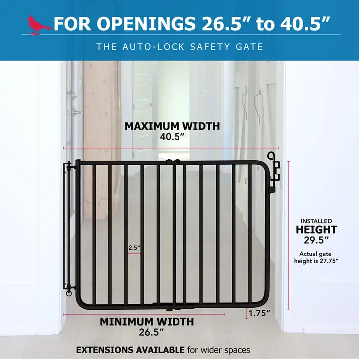 Cardinal Gates Auto-Lock Pet Safety Gate