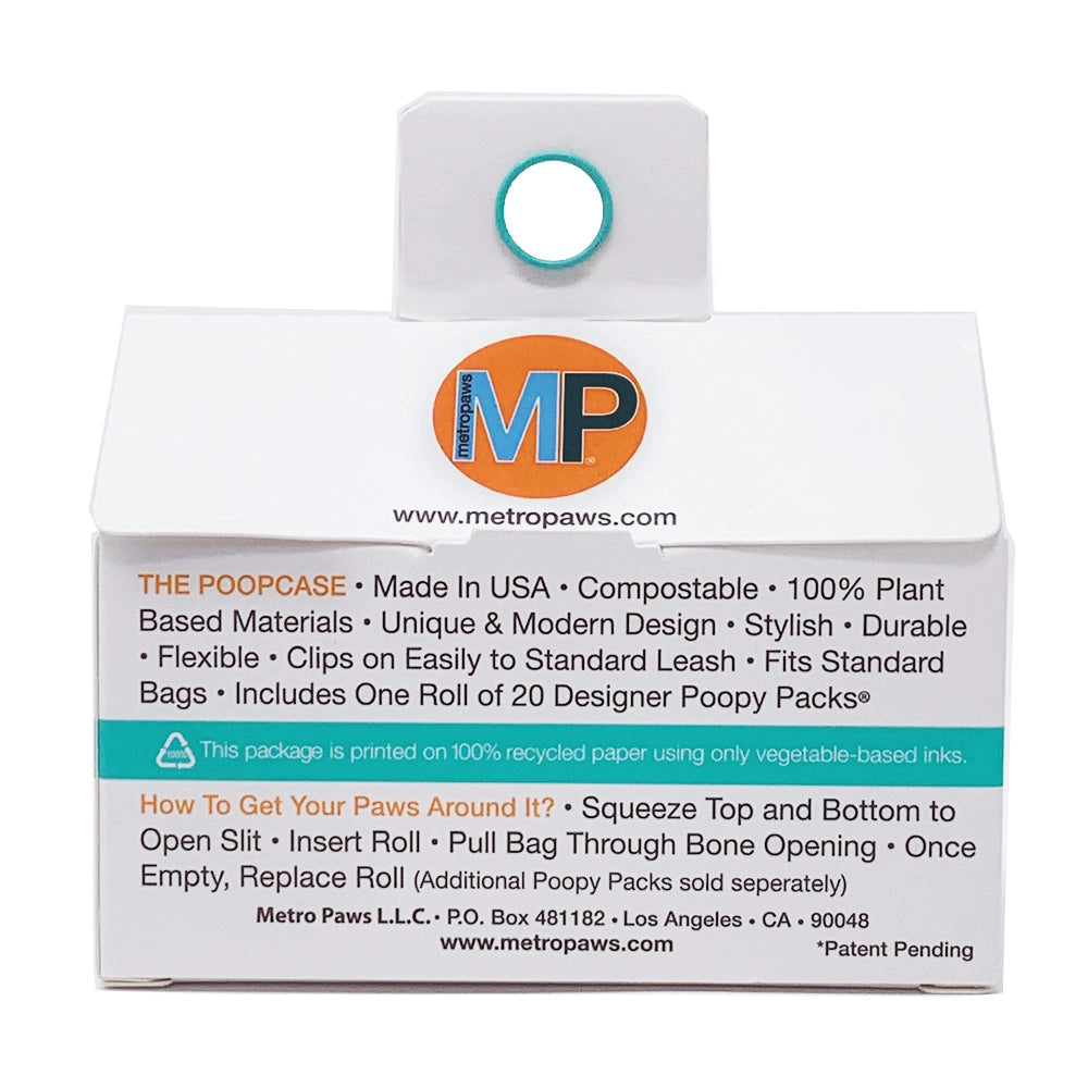Metropaws - Poop Bag Case Silicone With Carabiner