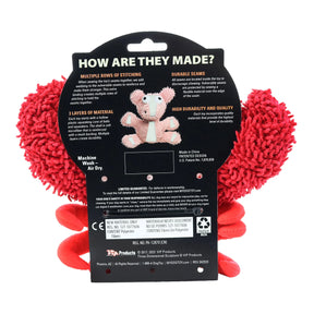 Tuffy Dog Toys - Mighty Microfiber Ball Crab Squeaky Toy