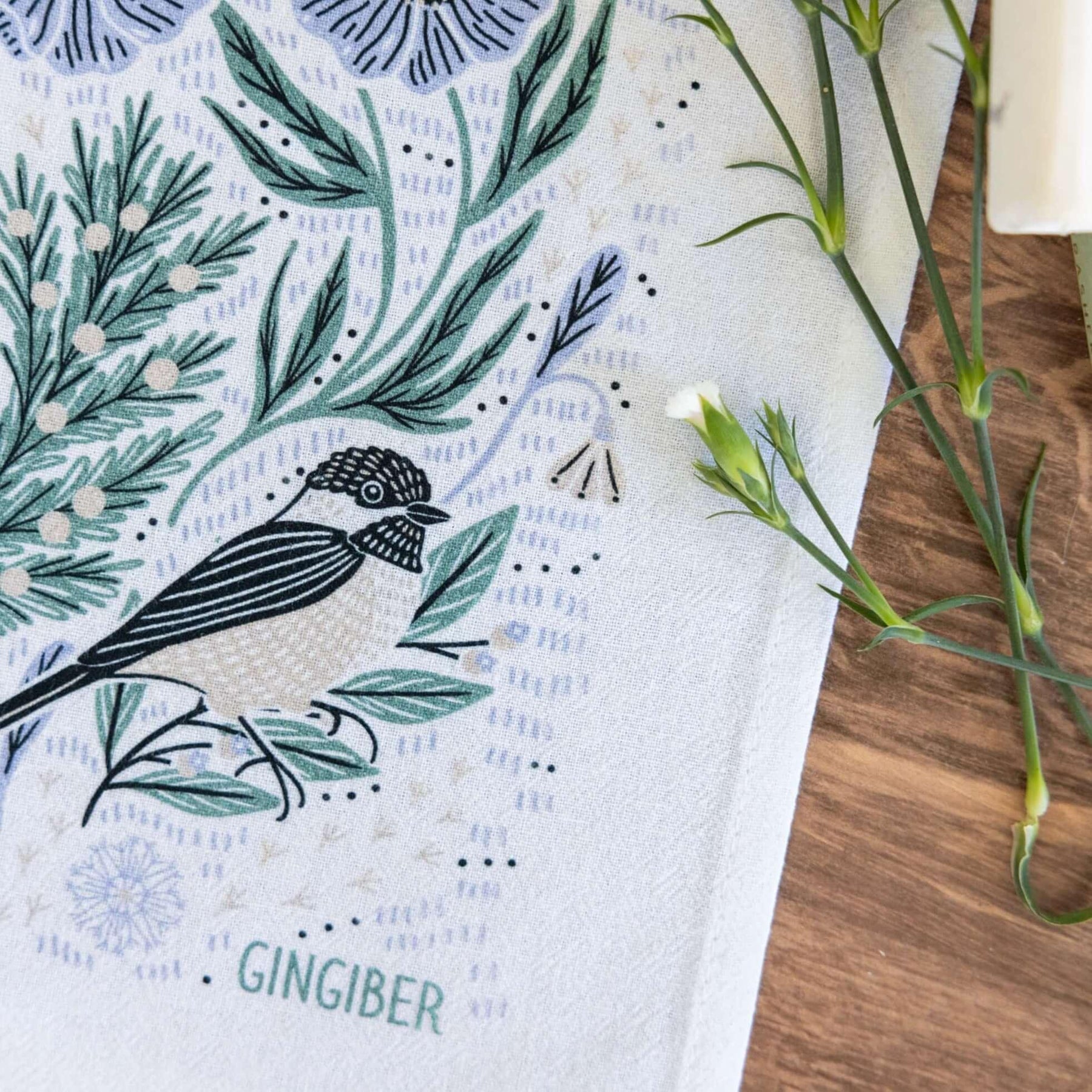 Gingiber - Tea Towel Winter Retreat