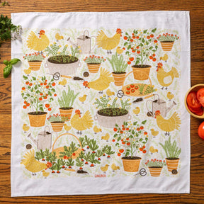 Gingiber - Tea Towel Garden Chickens