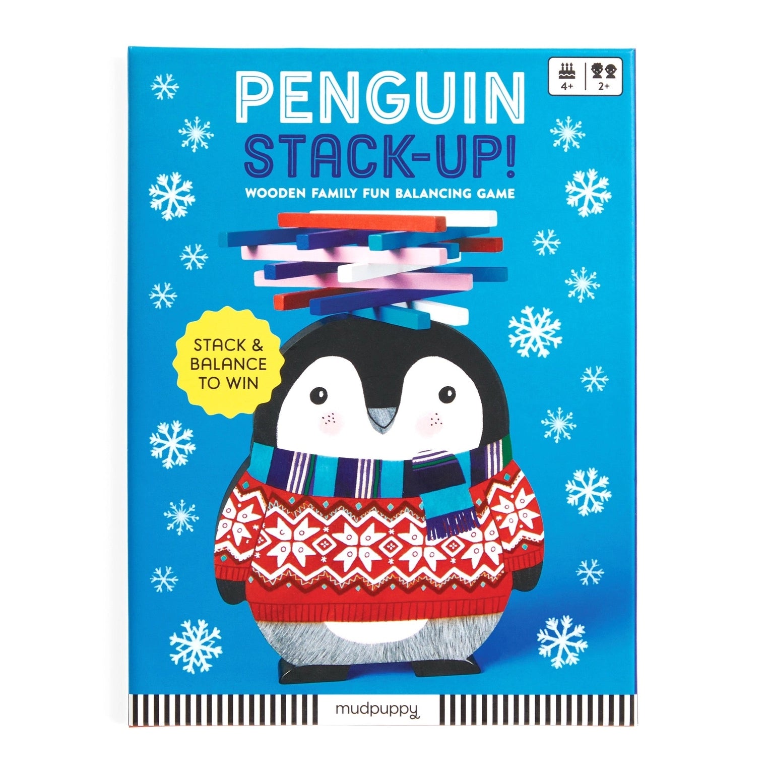 Stack-up Wooden Penguin Balancing Game