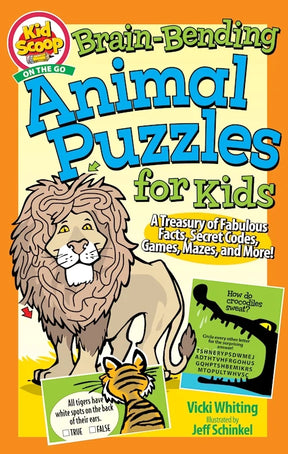 Activity Book - Brain Bending Animal Puzzles for Kids