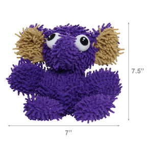 Tuffy Dog Toys - Mighty Jr Microfiber Ball Elephant Squeaky Durable Toy