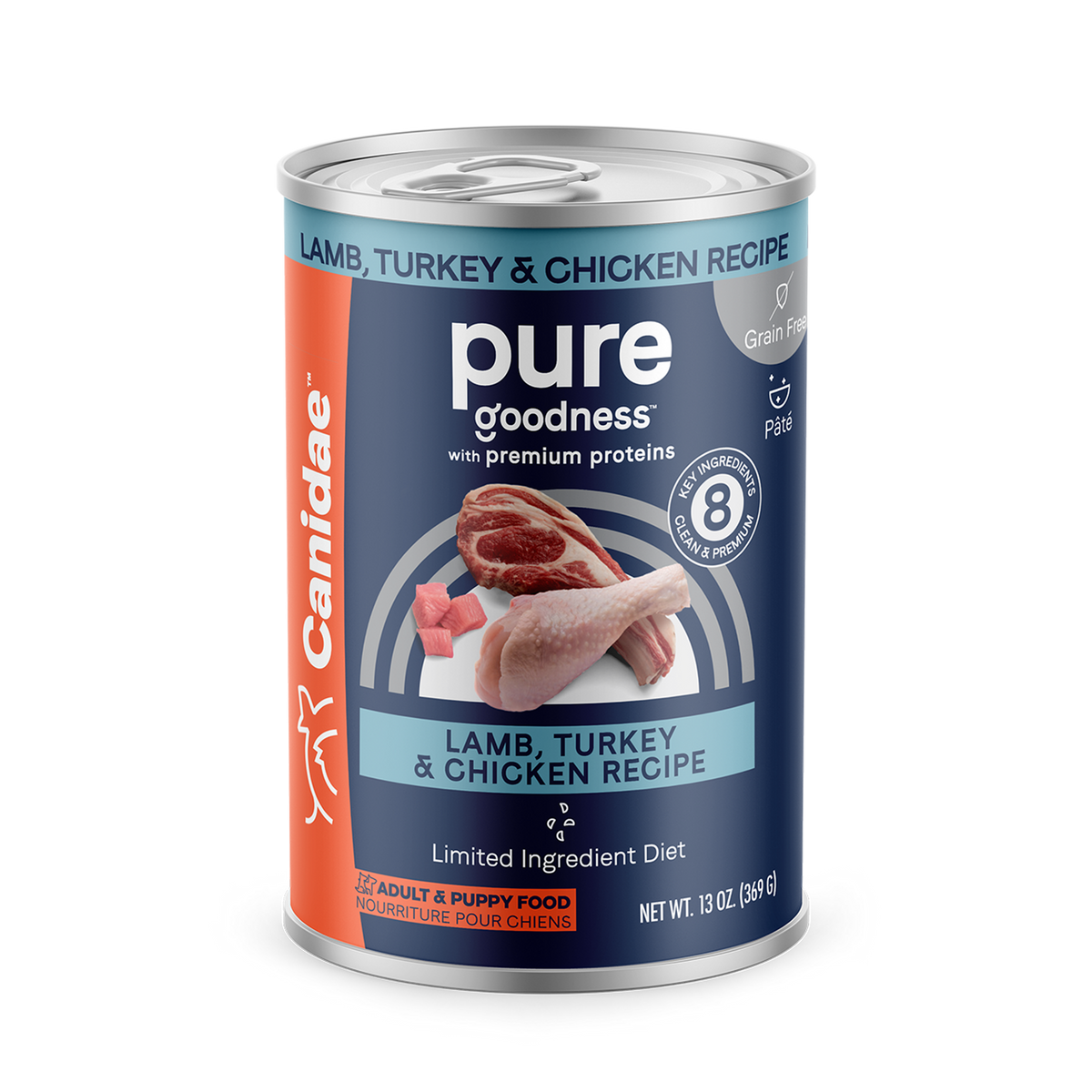 Canidae - All Breeds, Adult Dog Elements - Grain-Free Lamb, Turkey & Chicken Formula Canned Dog Food