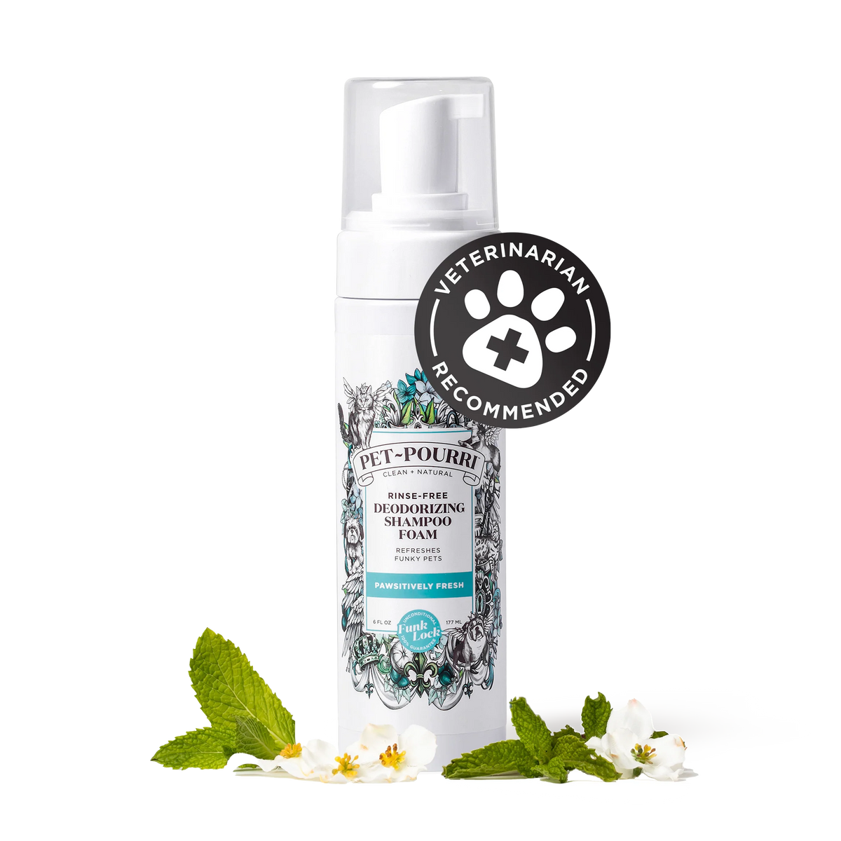 Pet-Pourri Pawsitively Fresh Rinse-Free Deodorizing Shampoo