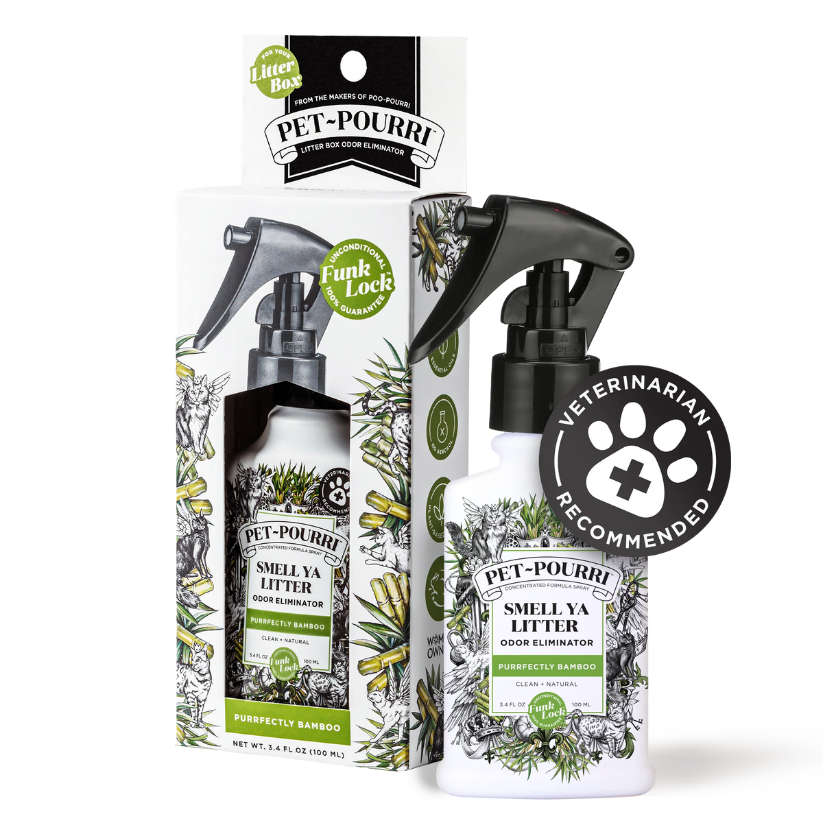 Pet-Pourri Smell Ya Litter Purrfectly Bamboo Odor Refresh