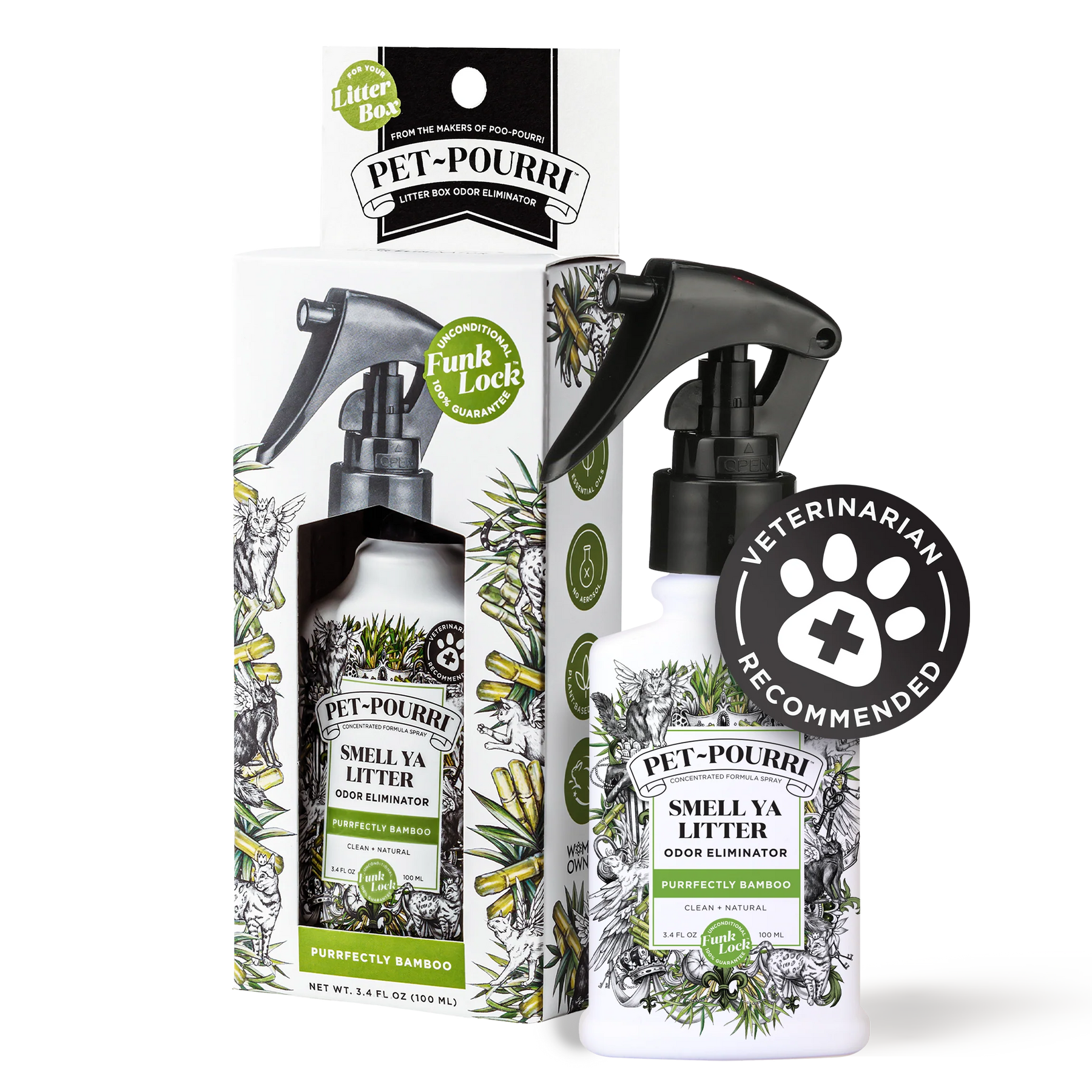 Pet-Pourri Smell Ya Litter Purrfectly Bamboo Odor Refresh