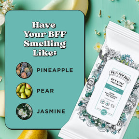 Pet-Pourri Pet Coat Wipes Pawsitively Fresh Scent
