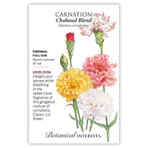 Botanical Interests, Inc. - Carnation Chabaud Blend Seeds - Southern Agriculture 