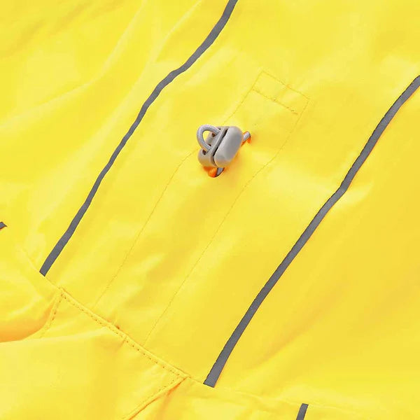 Blueberry Pet - Dog Reflective Raincoat Yellow