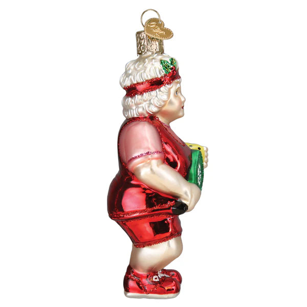 Old World Christmas - Pickleball Mrs. Claus Ornament