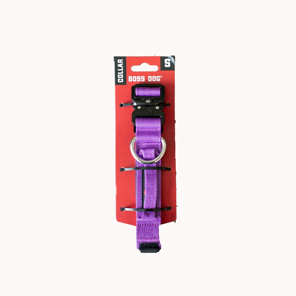 Boss Nation - Tactical Collar Nylon Adjustable, Purple