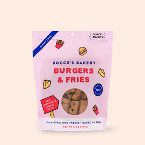 Burgers & Fries Crunchy Biscuits Dog Treats