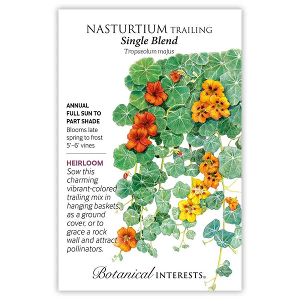 Nasturtium Trailing Single Blend Seeds