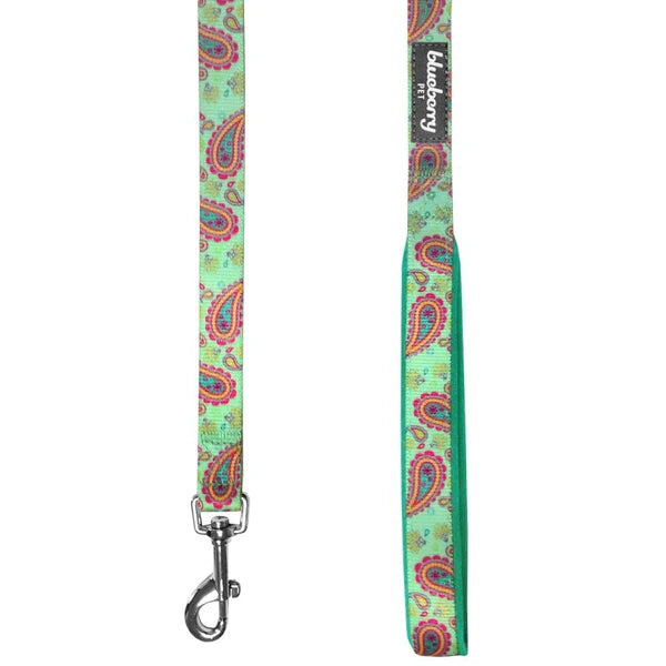 Emerald Green | Paisley Print Dog Leash