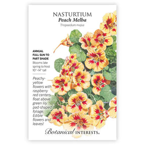 Nasturtium Peach Melba Seeds