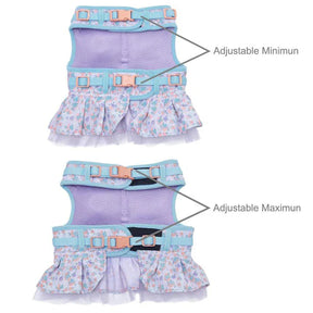 Lavender | Made Well Floral Print Dog Dress Harness