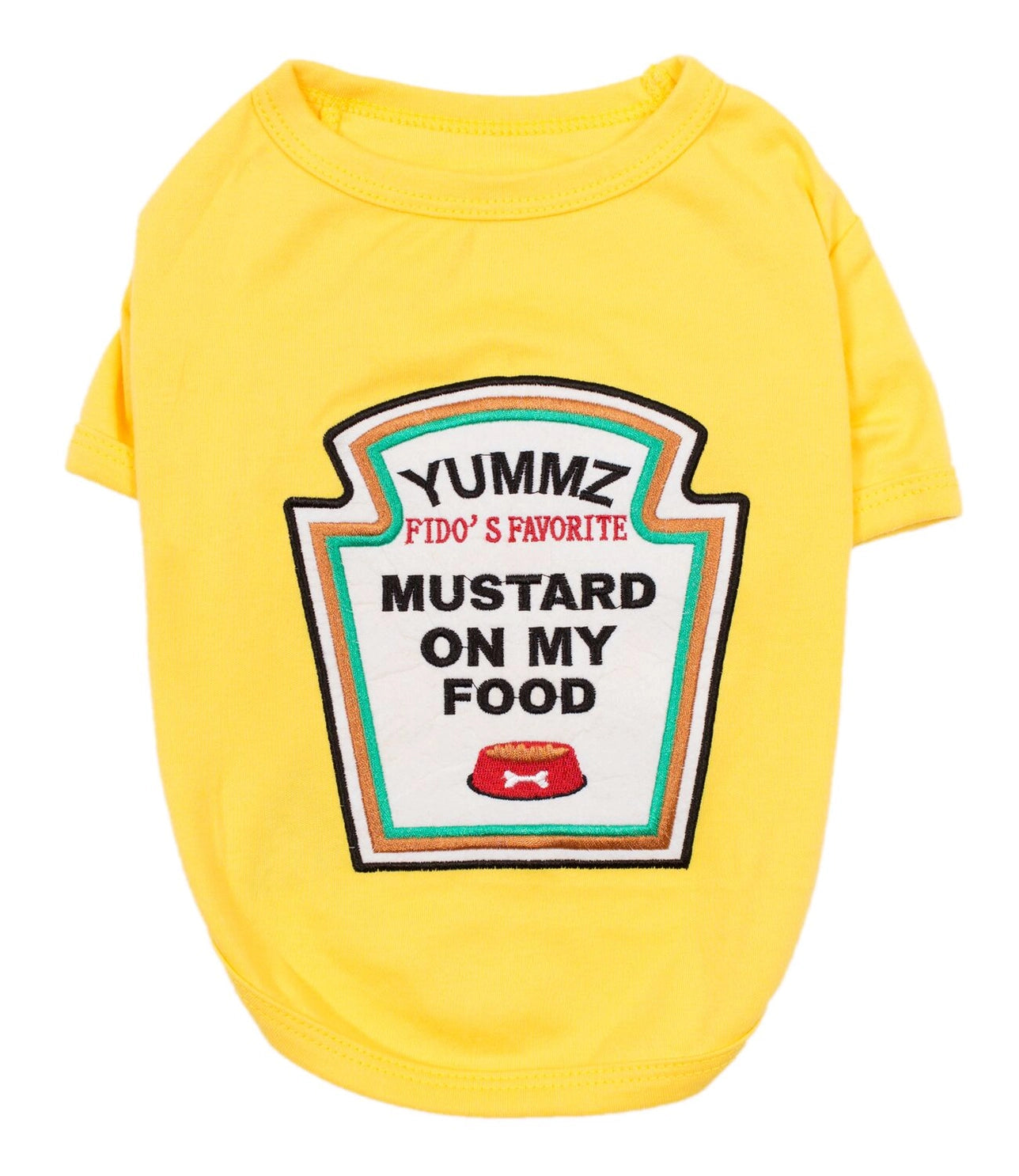 Dog T-Shirt Mustard Licker
