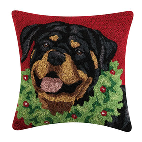 Pillow Holiday Rottweiler Hook