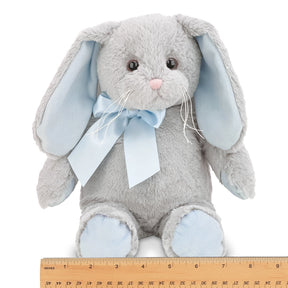 Bearington Collection - Lil' Hopsy the Gray Bunny with Blue Ears