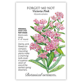 Botanical Interests, Inc. - Victoria Pink Forget-Me-Not Seeds