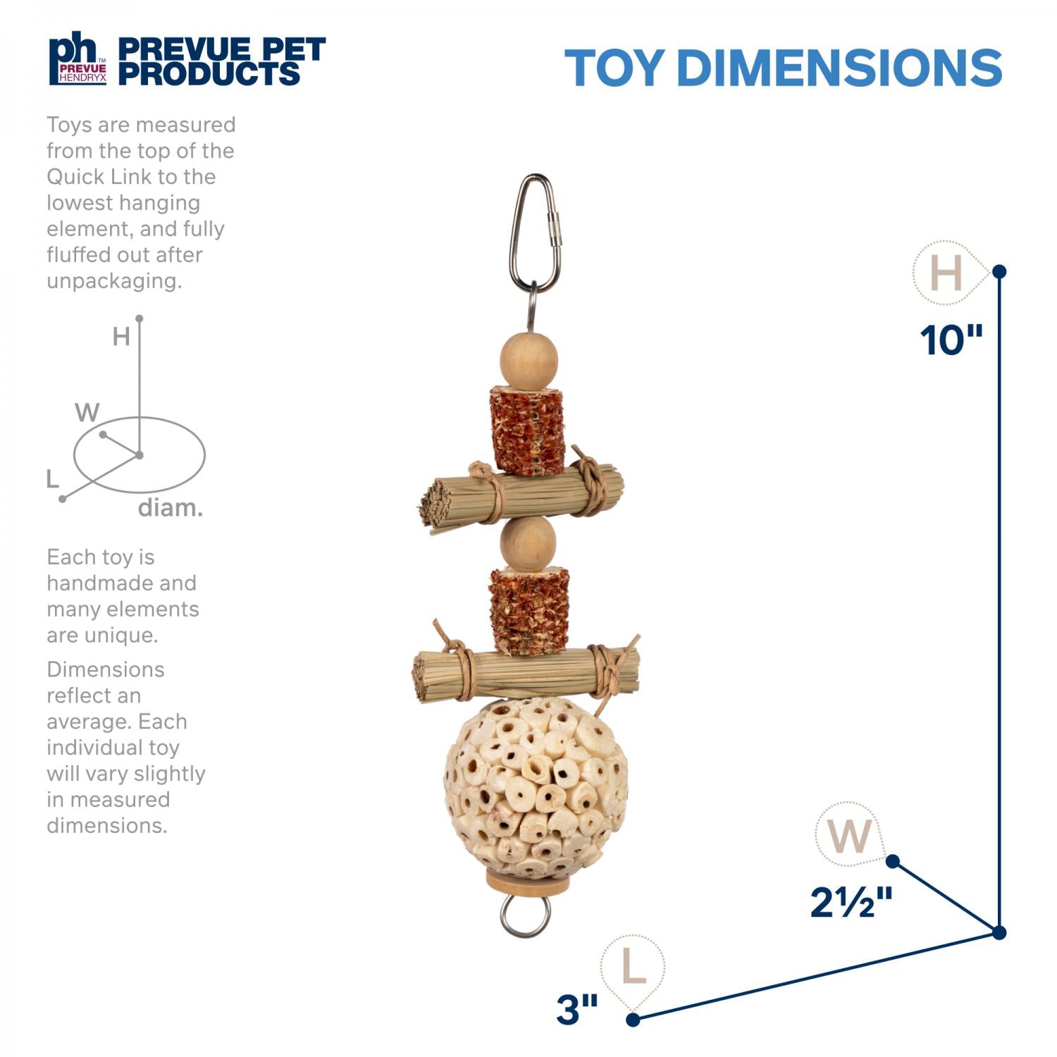 Prevue Hendryx - Lunchin' Logs Cage Bird Toy
