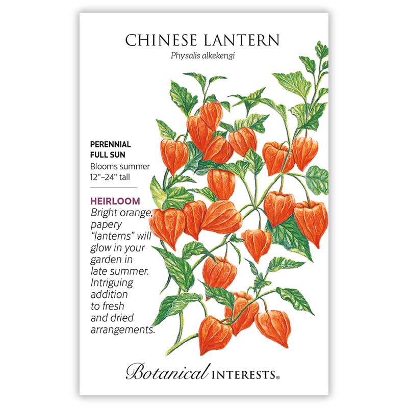 Botanical Interests, Inc. - Chinese Lantern Seeds