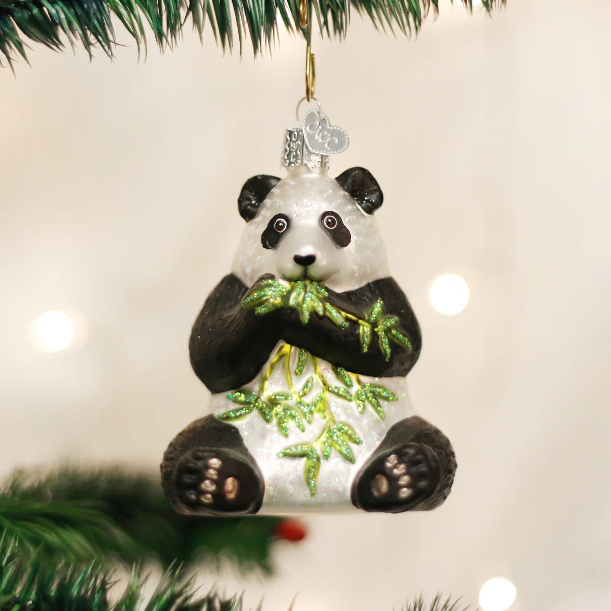 Old World Christmas - Panda Ornament