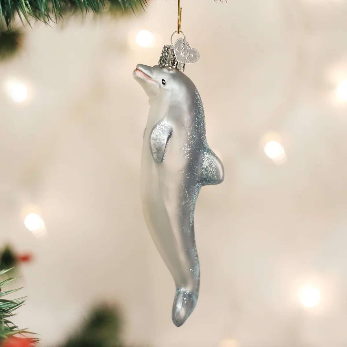 Old World Christmas - Playful Dolphin Ornament