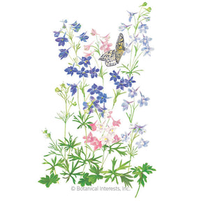 Botanical Interests, Inc. - Delphinium Butterfly Blend Seeds