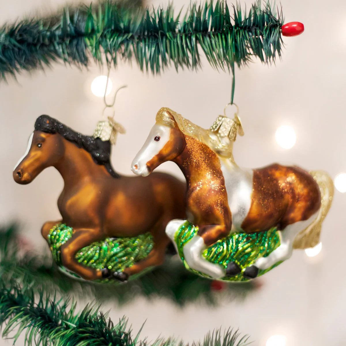 Old World Christmas - Mustang Ornament Assorted