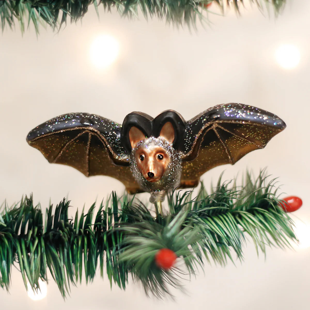Old World Christmas - Bat Clip-on Ornament