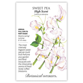 Botanical Interests, Inc. - Sweet Pea High Scent Seeds