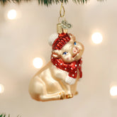 Old World Christmas - Snowy Pig Ornament