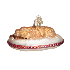Old World Christmas - Dog Tired Ornament
