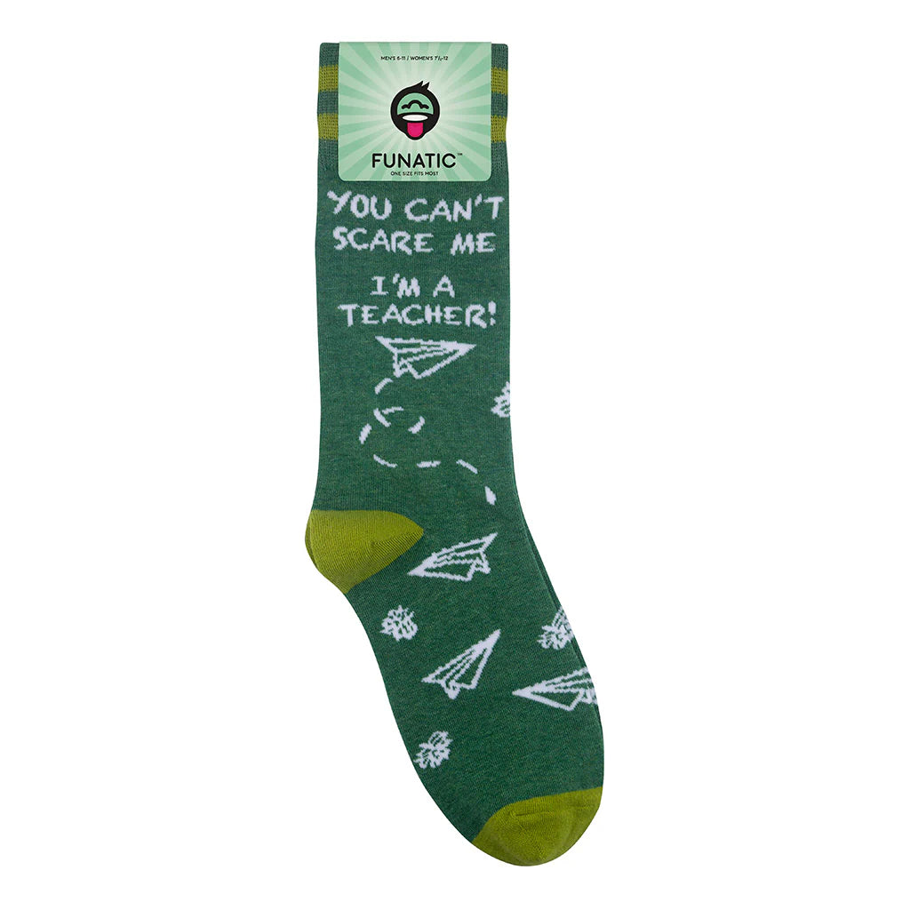 Funatic - Socks You Can't Scare Me I'm A Teacher
