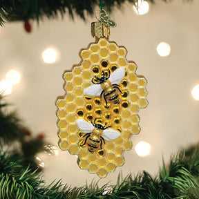 Old World Christmas - Honeycomb Ornament