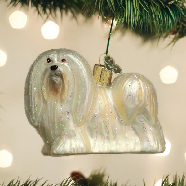 Old World Christmas - Lhaso Apso Ornament