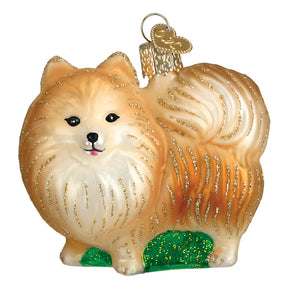 Old World Christmas - Standing Pomeranian Ornament