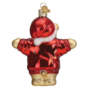 Old World Christmas - I Love You More Bear Ornament