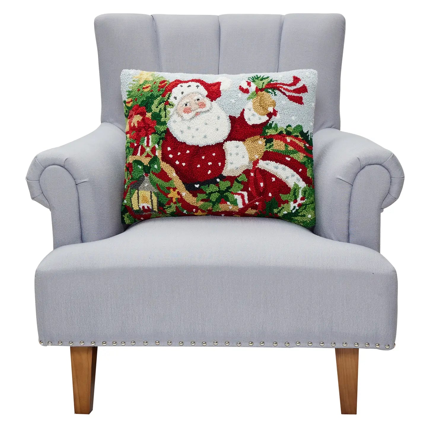 Peking Handicraft - Pillow Hook Santa In Sleigh