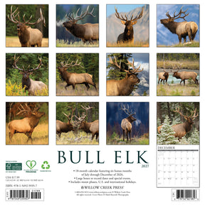 Willow Creek Press - 2027 Bull Elk Calendar