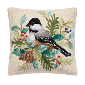 Peking Handicraft - Pillow Hook Holiday Chickadee