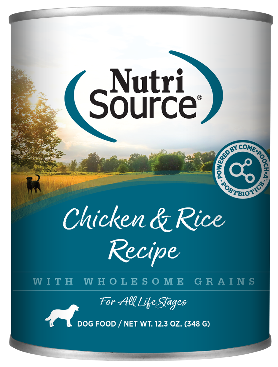 NutriSource - Chicken & Rice All Life Stages Dog Food Can