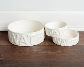 Park Life Designs - Classic "Water" Black Pet Bowl