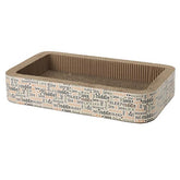 Petrageous Designs - Jerry's Cat Scratcher With Multicolored Words