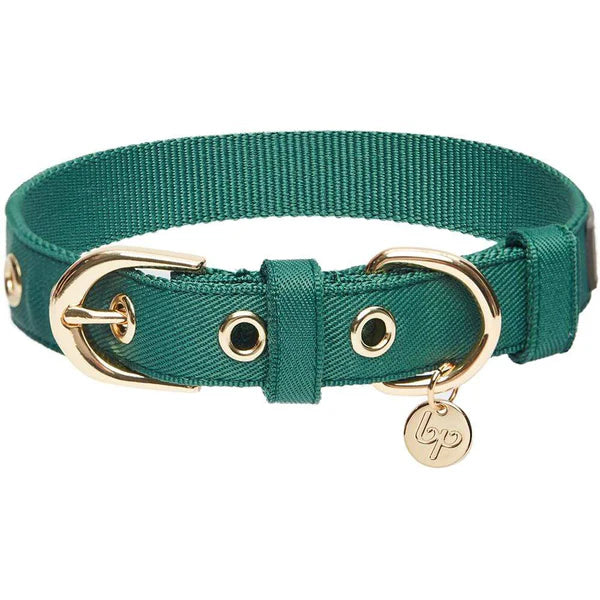 Green | The Most Coveted Dog Collar with Bowtie & Pearl