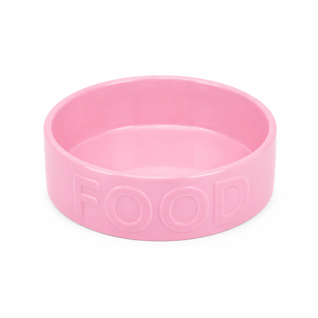 Park Life Designs - Classic "Food" Pink Pet Bowl
