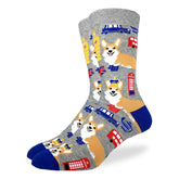 Good Luck Sock - Corgi's In London Socks